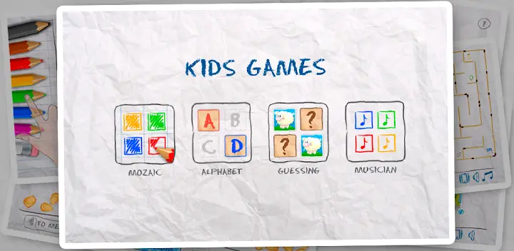 Kids Games (4 in 1) — Android game banner