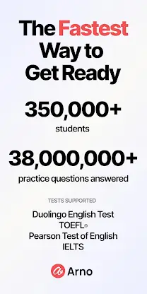 Arno: DET, TOEFL, PTE, IELTS screenshot 1
