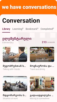 Georgian - Listening Speaking screenshot 2