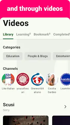 Italian Listening & Speaking screenshot 3