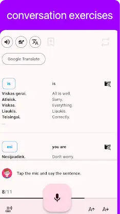 Lithuanian -Listening Speaking screenshot 4