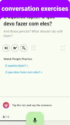 Portuguese Listening Speaking screenshot 4