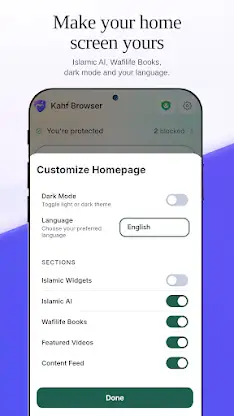 Kahf Browser: Safe & Halal screenshot 5