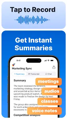 Summary - AI Note Taker screenshot 2