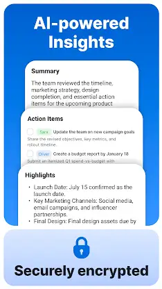 Summary - AI Note Taker screenshot 3