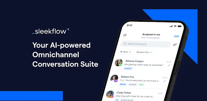 SleekFlow — Android app banner