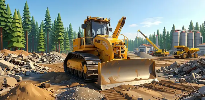 Bulldozer Master: Crush & Mine — Android game banner