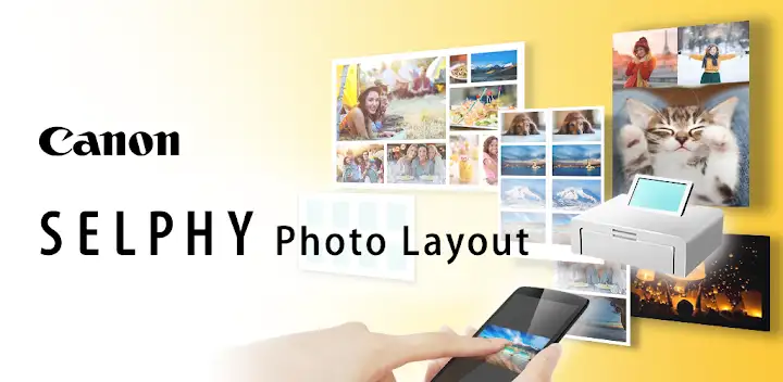 SELPHY Photo Layout — Android app banner