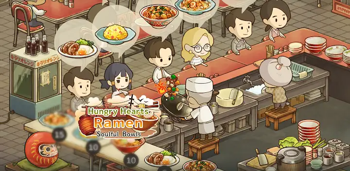 Hungry Hearts Ramen — Android game banner