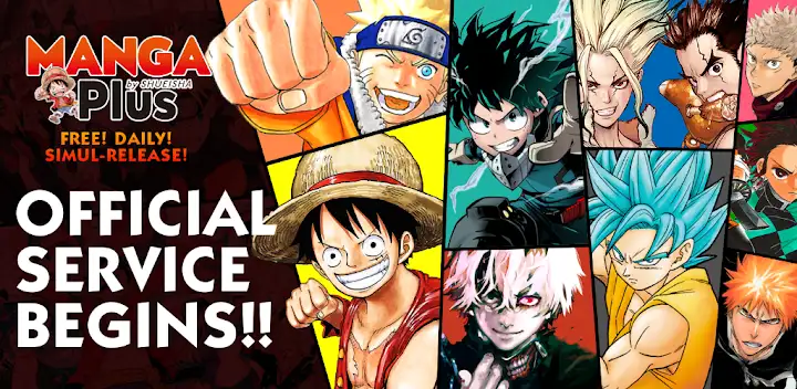 MANGA Plus by SHUEISHA — Android app banner