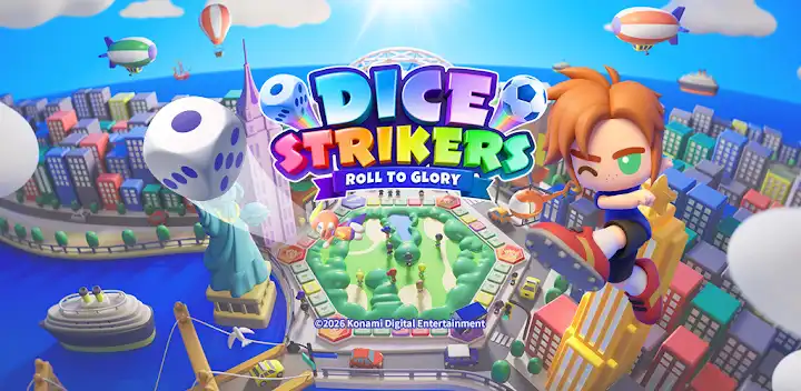 Dice Strikers: Roll to Glory — Android game banner