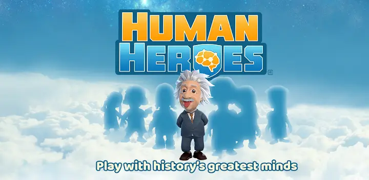 Human Heroes Einstein’s Clock — Android game banner