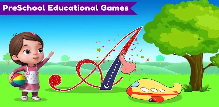 ABC Preschool Kids Tracing — Android app banner