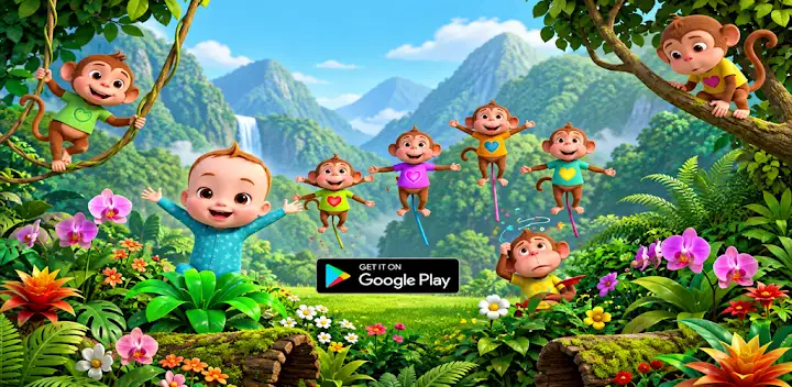 Nursery Rhymes Offline Videos — Android app banner