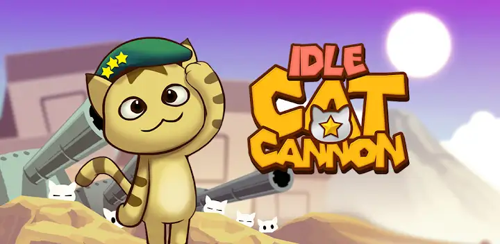 Idle Cat Cannon — Android game banner