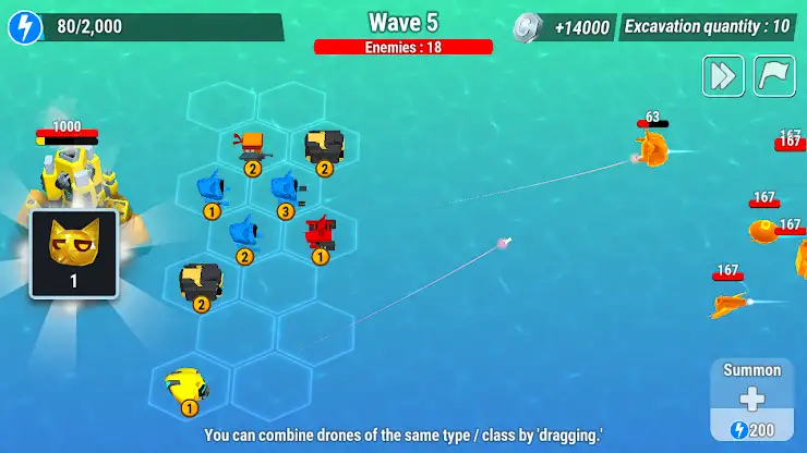 Drone Battle :  idle cats screenshot 3