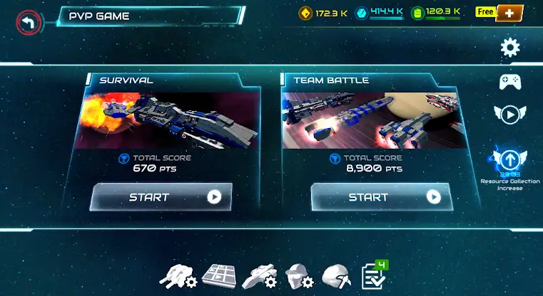 Starship battle screenshot 2