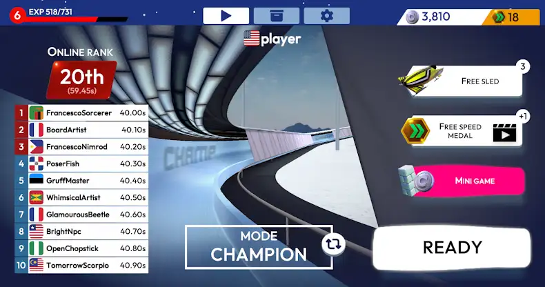 WINTER SPORTS : BOBSLEIGH screenshot 1