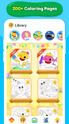 Baby Shark Coloring Book: Kids screenshot 3