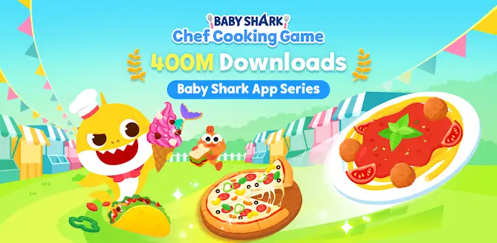 Baby Shark Chef Cooking Game — Android app banner