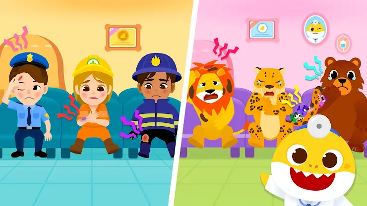 Baby Shark Hospital Play: Game screenshot 2