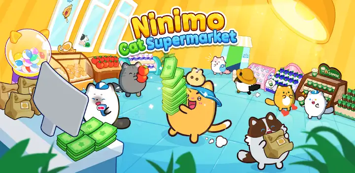 Ninimo Cat Supermarket: Tycoon — Android game banner