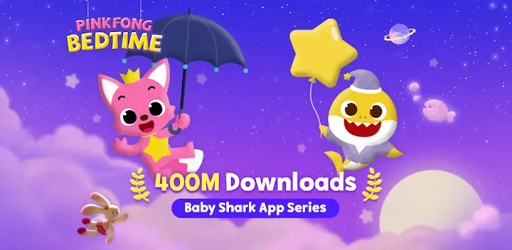 Pinkfong Baby Bedtime Songs — Android app banner