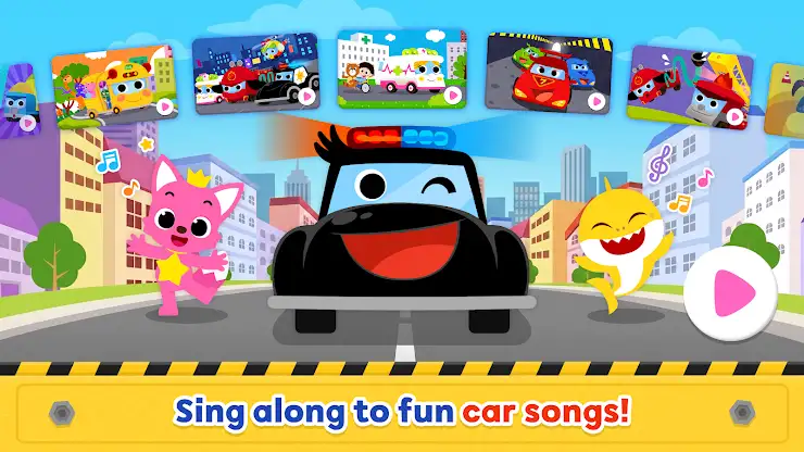 Baby Shark Car Town: Kid Games screenshot 1