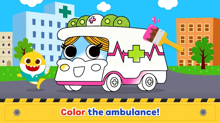 Baby Shark Car Town: Kid Games screenshot 4