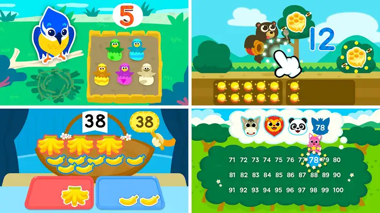 Pinkfong Numbers Zoo: Kid Math screenshot 4
