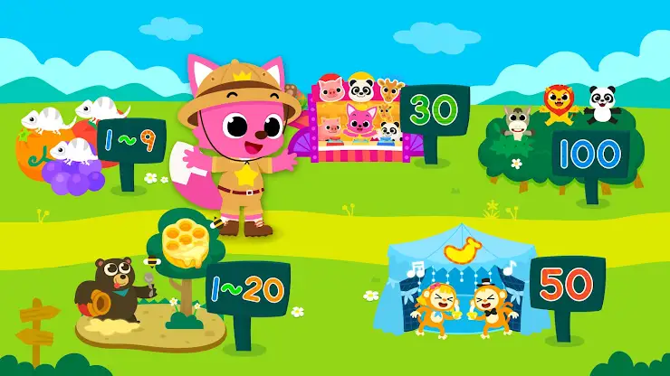 Pinkfong Numbers Zoo: Kid Math screenshot 5