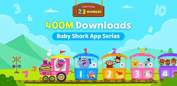 Pinkfong 123 Numbers: Kid Math — Android app banner