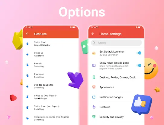 3D Launcher - Live Themes 2026 screenshot 8