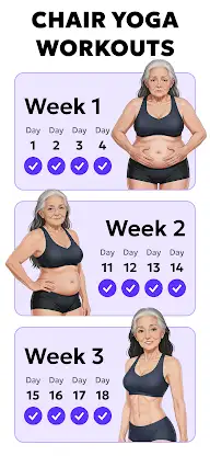 Chair Yoga & Pilates Exercises screenshot 2