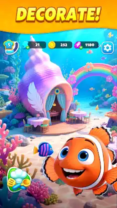 Merge Ocean - Cooking & Story screenshot 3