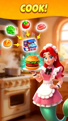 Merge Ocean - Cooking & Story screenshot 2