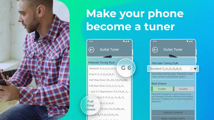 Guitar Tuner screenshot 2