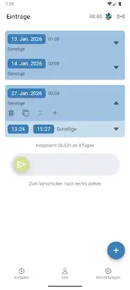 MaCoCo Zeiterfassung screenshot 1