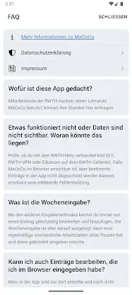 MaCoCo Zeiterfassung screenshot 4