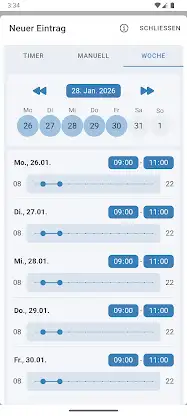 MaCoCo Zeiterfassung screenshot 2