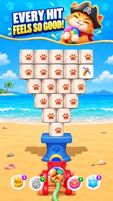 Smash Busters: Cat Cannon 3D screenshot 3