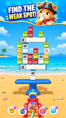 Smash Busters: Cat Cannon 3D screenshot 4