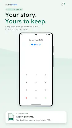 Audio Diary: a voice journal screenshot 3