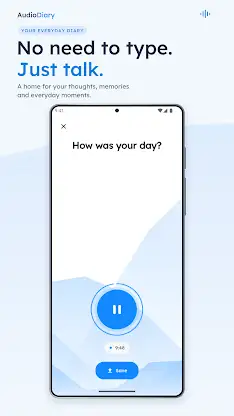 Audio Diary: a voice journal screenshot 1