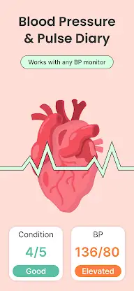 Blood Pressure & BP Tracker screenshot 1