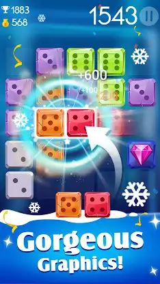 Jewel Story: Dice Merge Number screenshot 3
