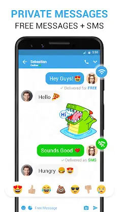 Messenger - Text Messages SMS screenshot 1