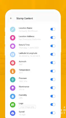 GPS & Time Camera screenshot 2