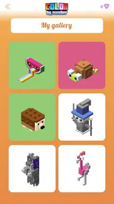 Color by Number - 3D Pixel Art screenshot 5