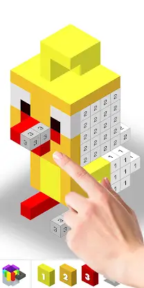 Color by Number - 3D Pixel Art screenshot 2